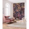 Picture of Antique Violet Leaves Wall Mural