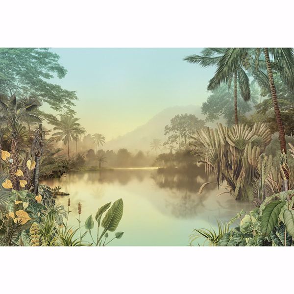 Picture of Tropical Lake Wall Mural