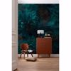 Picture of Teal Florals Wall Mural