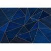 Picture of Rich Blue Geometric Wall Mural