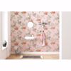 Picture of Pink Faded Flowers Wall Mural
