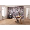 Picture of Silver Flowers Wall Mural