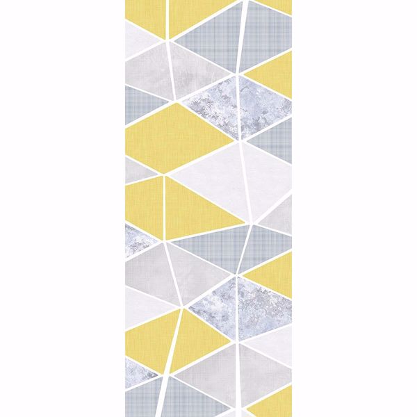 Picture of Yellow Triangle Array Wall Mural