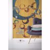 Picture of Orange Vintage Circles Wall Mural