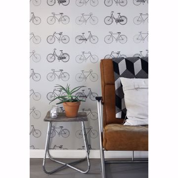Show details for Turnblad Grey Bicycle Wallpaper
