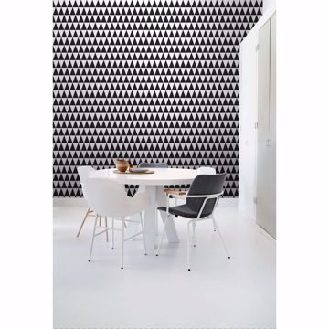Show details for Verdon Black Geometric Wallpaper