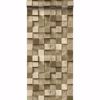 Picture of Tevye Gold Wood Geometric Wallpaper