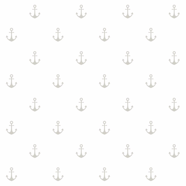 Picture of Morton Grey Anchors Wallpaper