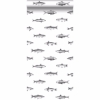 Picture of Fiyero Off-White Fish Wallpaper