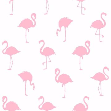 Picture of Lovett Pink Flamingo Wallpaper