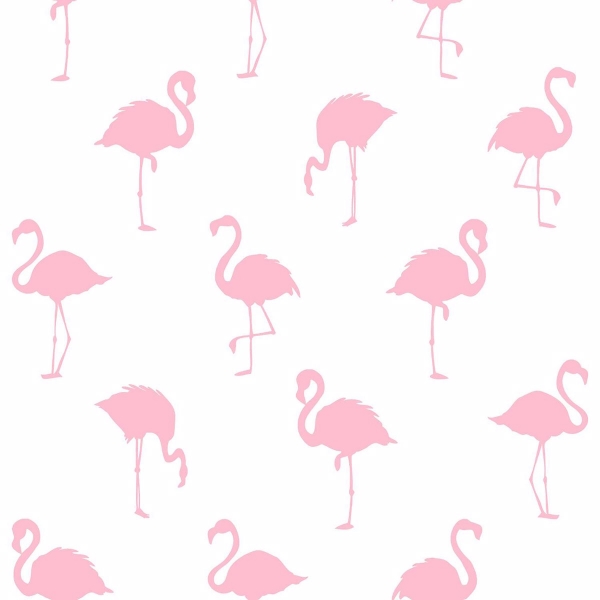 Picture of Lovett Pink Flamingo Wallpaper