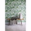 Picture of Patti Light Green Leaves Wallpaper