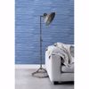 Picture of Cabana Blue Faux Grasscloth Wallpaper