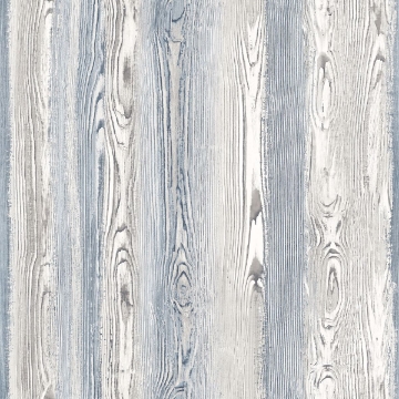 Picture of Cady Blue Wood Panel Wallpaper