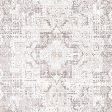 Picture of Desmond Beige Distressed Medallion Wallpaper