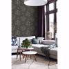 Picture of Morrible Black Floral Wallpaper