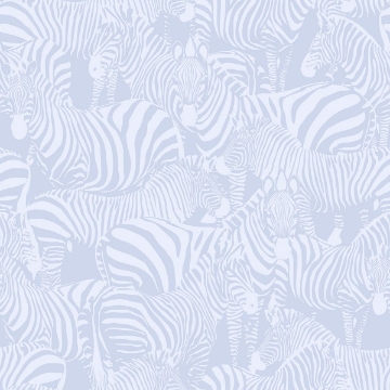 Picture of Jemima Periwinkle Zebra Wallpaper