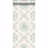 Picture of Tracy Seafoam Medallion Wallpaper