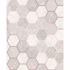 Picture of Margaret Rose Gold Marble Hexagon Wallpaper