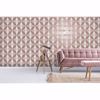 Picture of Newby Rose Gold Geometric Wallpaper