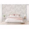 Picture of Dacre White Floral Wallpaper