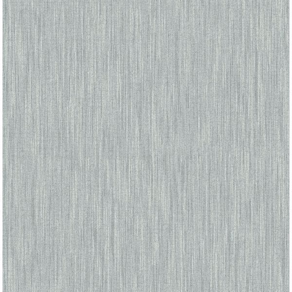 Picture of Chiniile Light Blue Faux Linen Wallpaper