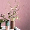Picture of Chiniile Pink Faux Linen Wallpaper