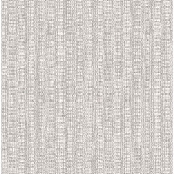 Picture of Chiniile Grey Faux Linen Wallpaper