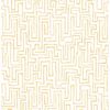 Picture of Ramble Mustard Geometric Wallpaper