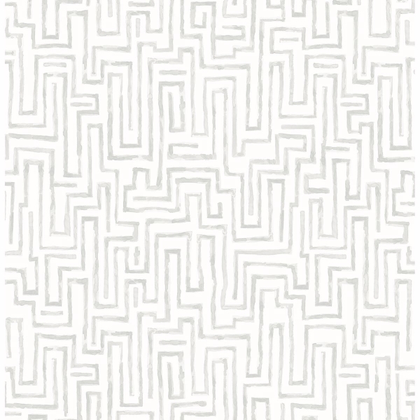 Picture of Ramble Grey Geometric Wallpaper