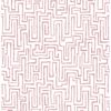 Picture of Ramble Pink Geometric Wallpaper