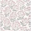 Picture of Floret Pink Flora Wallpaper