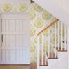 Picture of Alistair Yellow Medallion Wallpaper
