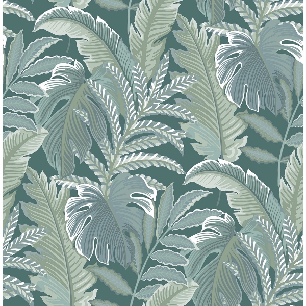 Picture of Verdant Sage Botanical Wallpaper