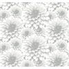 Picture of Umbra Light Grey Floral Wallpaper