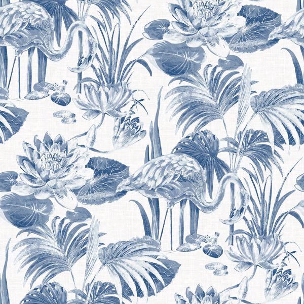 Picture of Frolic Blue Lagoon Wallpaper