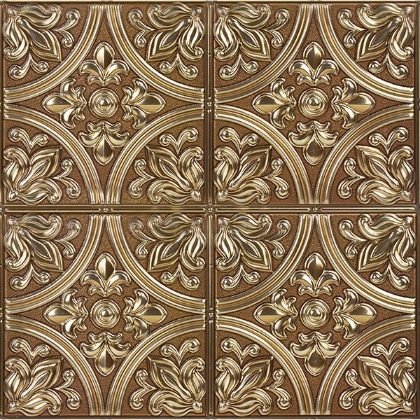 Picture of Chelsea Bronze Faux Metallic Tiles Peel and Stick Tiles
