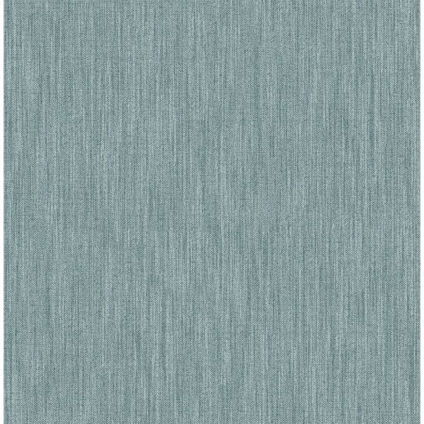Picture of Chiniile Teal Linen Texture Wallpaper
