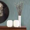 Picture of Chiniile Teal Linen Texture Wallpaper