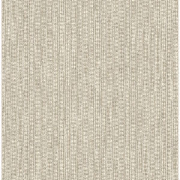 Picture of Chiniile Light Brown Linen Texture Wallpaper