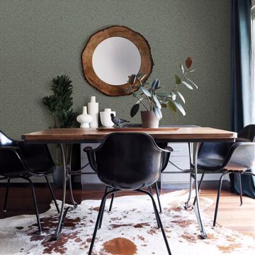 Show details for Lark Green Botanical Wallpaper