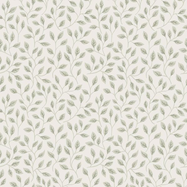Picture of Posey Light Green Vines Wallpaper