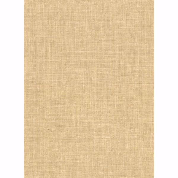 Picture of Upton Wheat Faux Linen Wallpaper