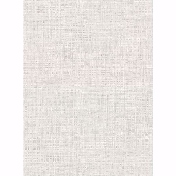 Picture of Montgomery Off-White Faux Grasscloth Wallpaper