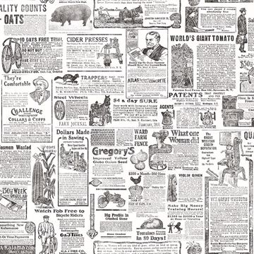 2904 130 Underwood Brown Newspaper Wallpaper By Brewster