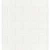 Picture of Bettina White Paintable Subway Tile Wallpaper