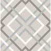 Picture of Saltire Taupe Geometric Wallpaper