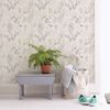 Picture of Imperial Garden Light Grey Botanical Wallpaper