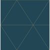 Picture of Twilight Teal Modern Geometric Wallpaper