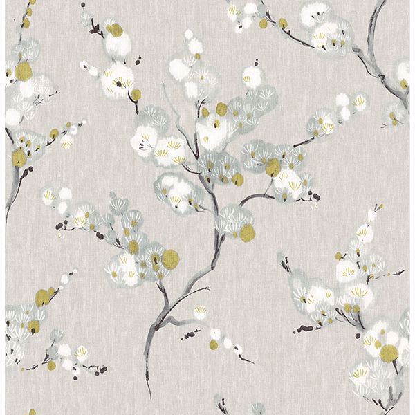 Picture of Bliss Blue Floral Wallpaper